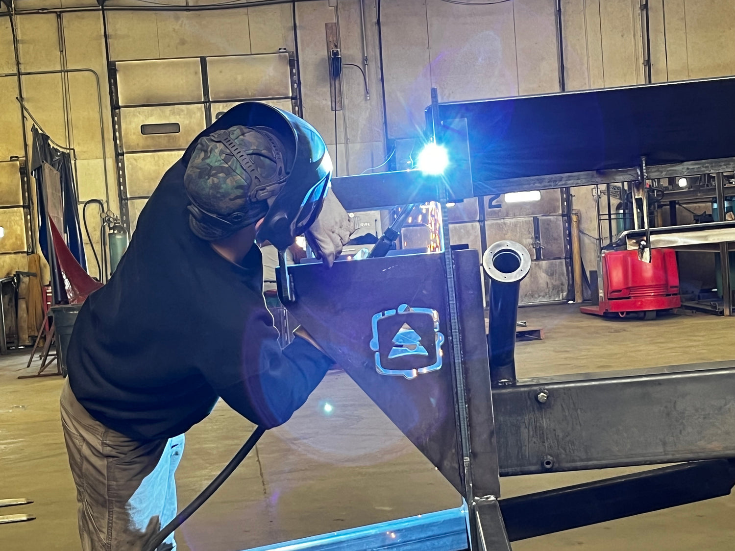 Timberwolf Firewood Processing Equipment Welding