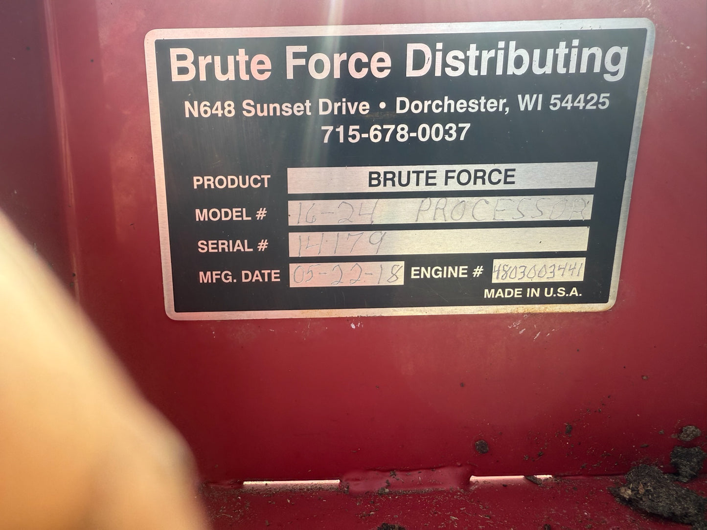 2018 BruteForce 16-24