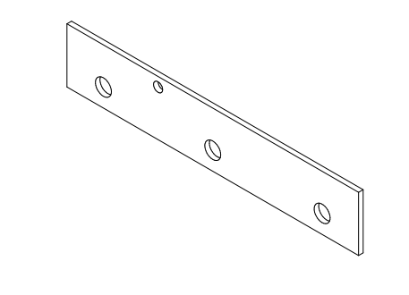 1/8"x1"x8" Shim
