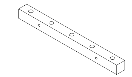 12"x1"x1" Wear Plate