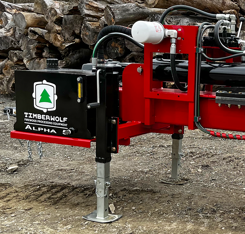 Log splitter with dual jacks