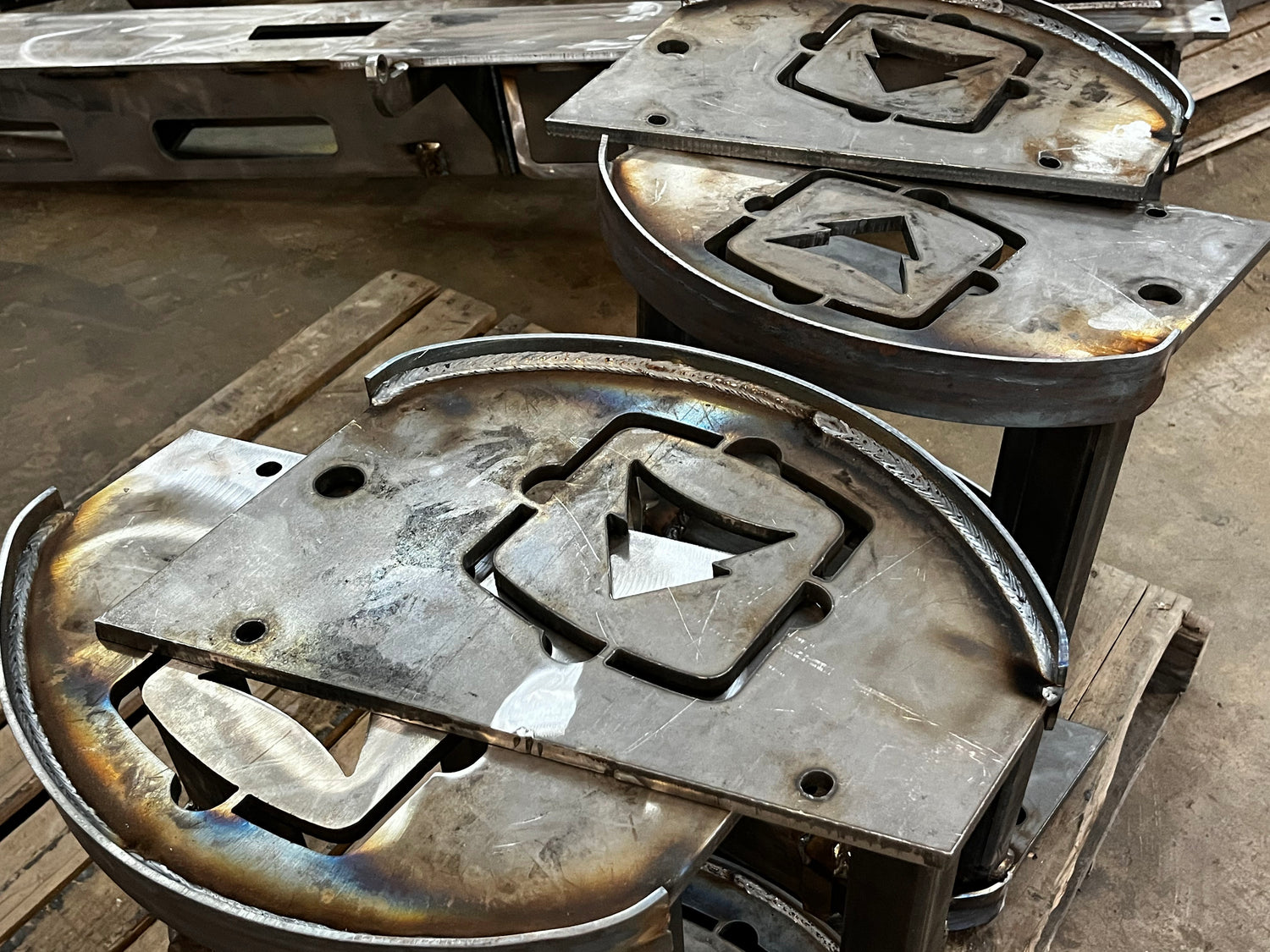 Timberwolf Firewood Processing Equipment Conveyor Welding