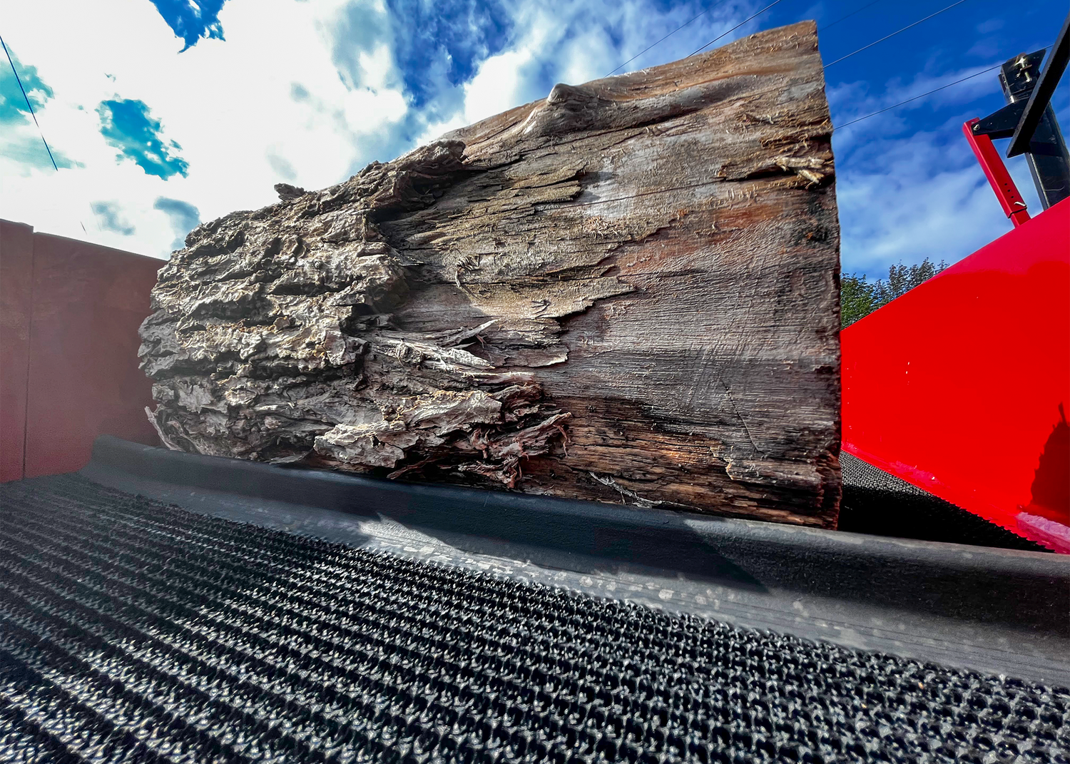 Paddle Belt Wood Conveyor