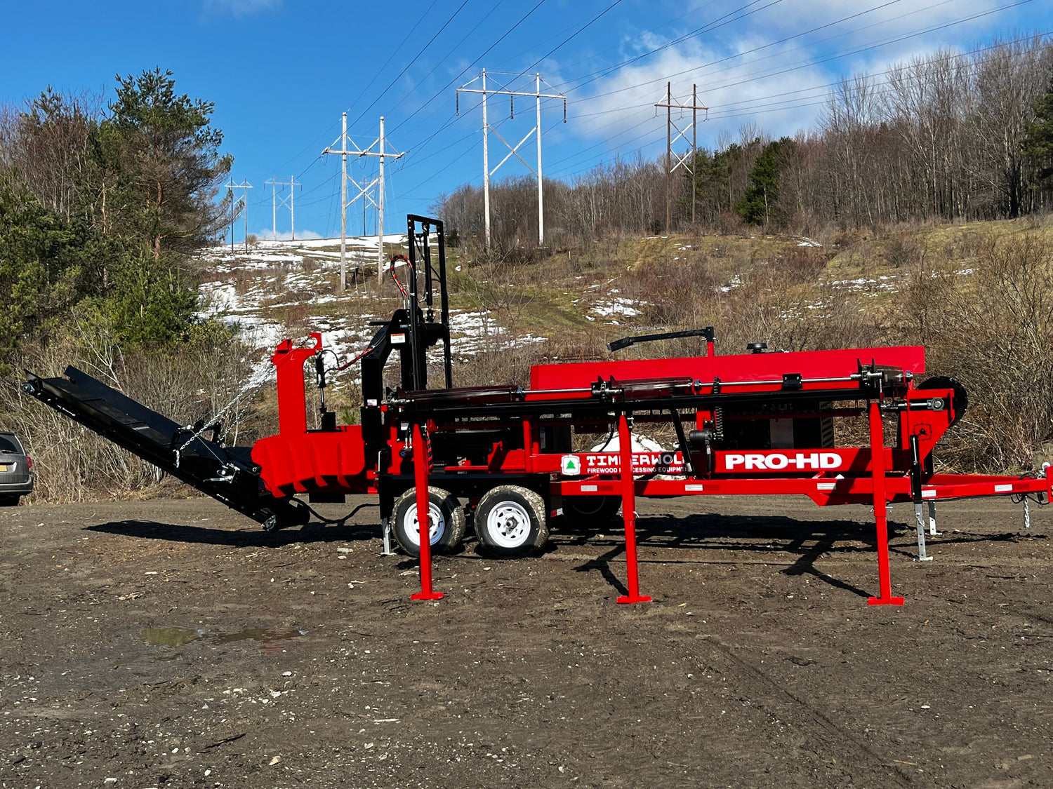 Firewood Processor with Conveyor