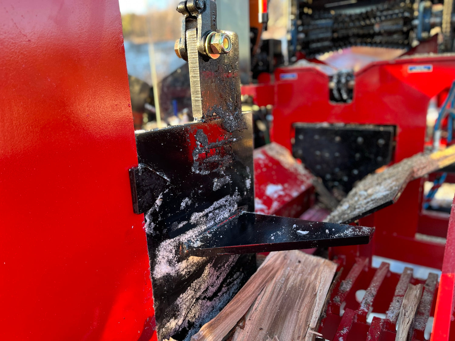 4-way firewood processor splitting wedge