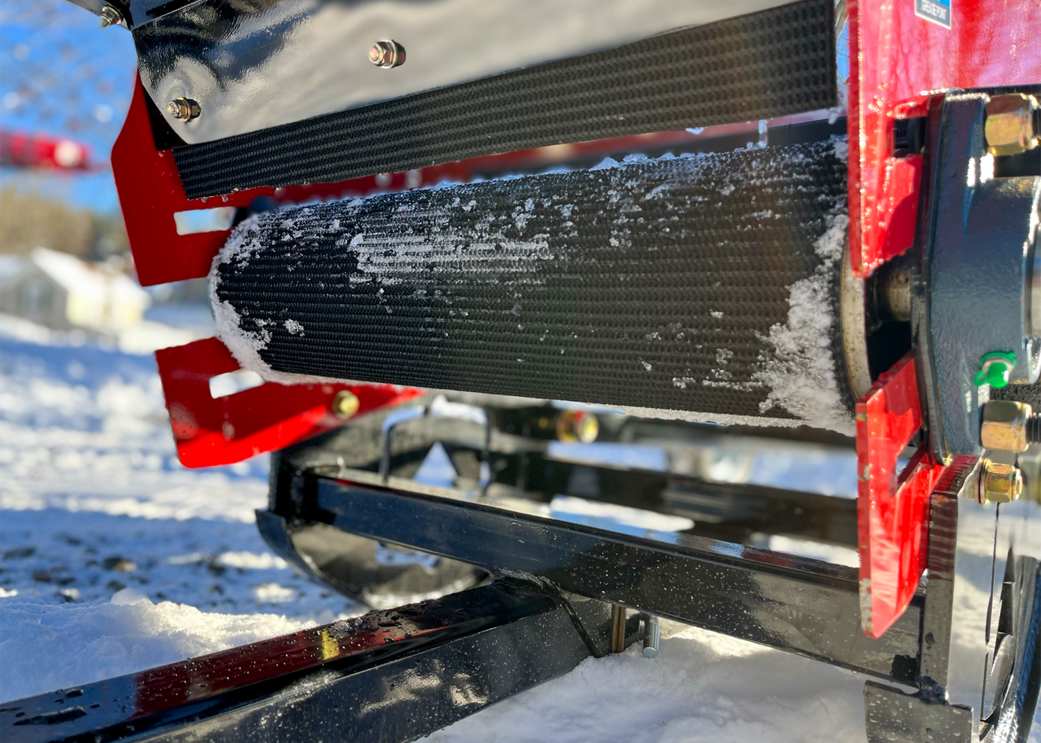 Firewood Conveyor with paddle belt