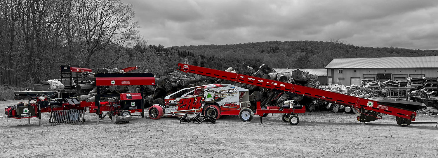 Timberwolf Firewood Processing Equipment log splitters and firewood conveyors