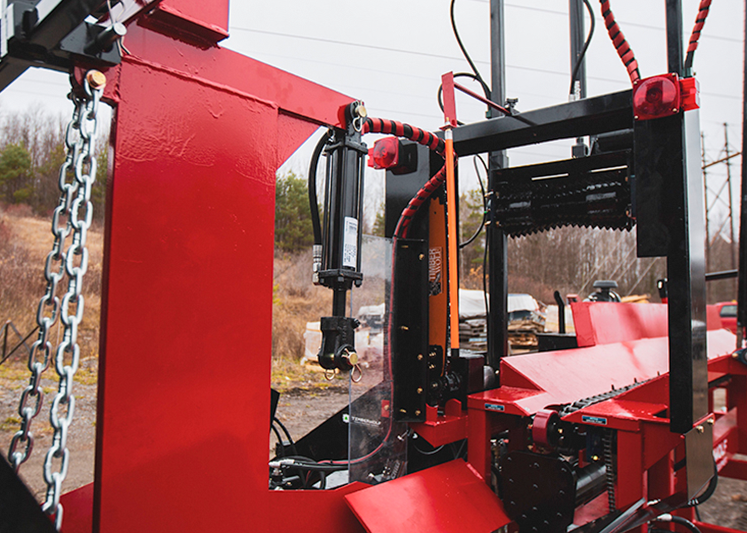 Processor with Firewood Wedge Lift