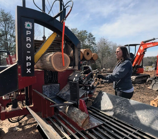 Wife Couples Firewood Business to Husband's Tree Company