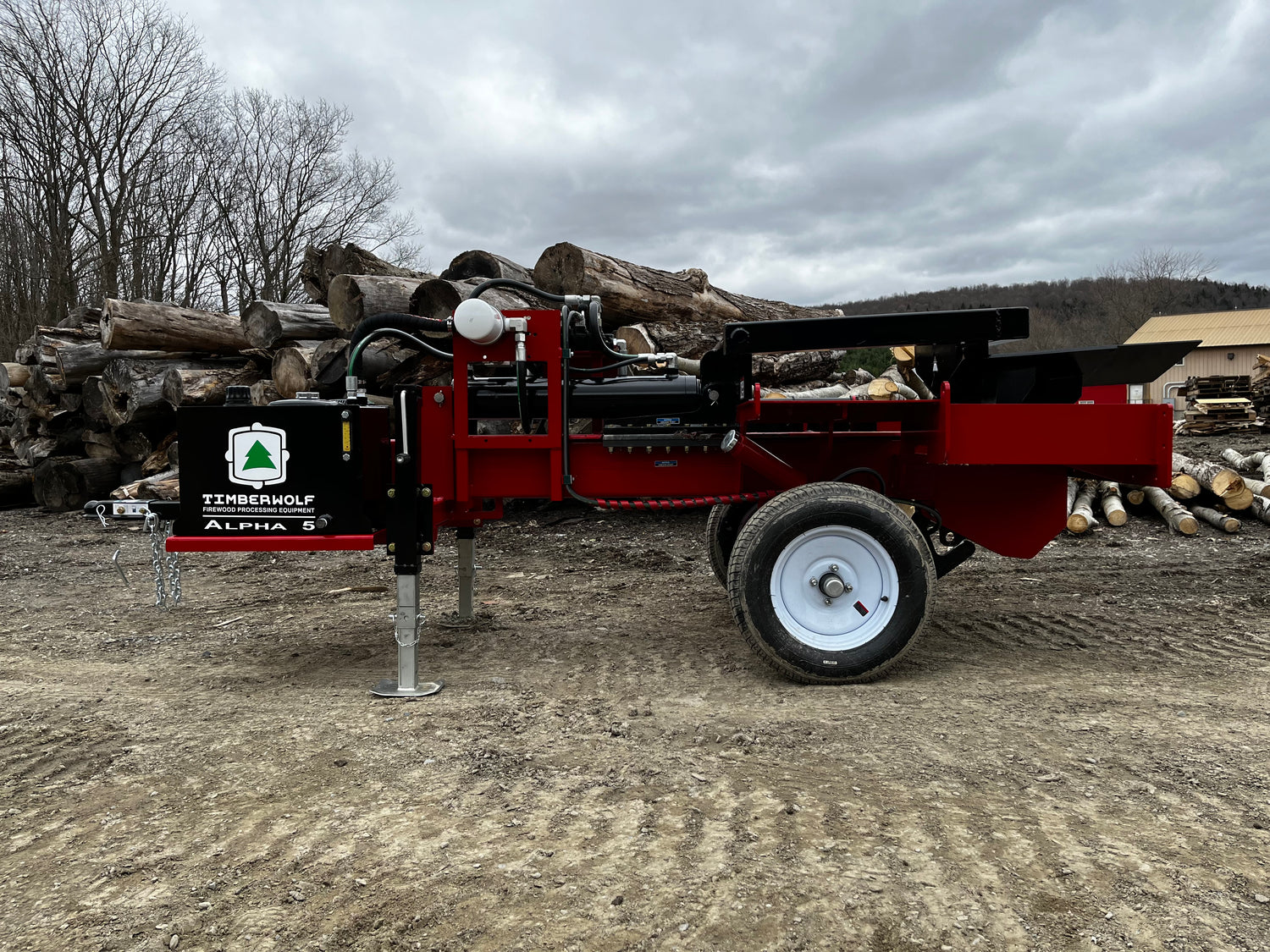 16 HP commercial box wedge log splitter