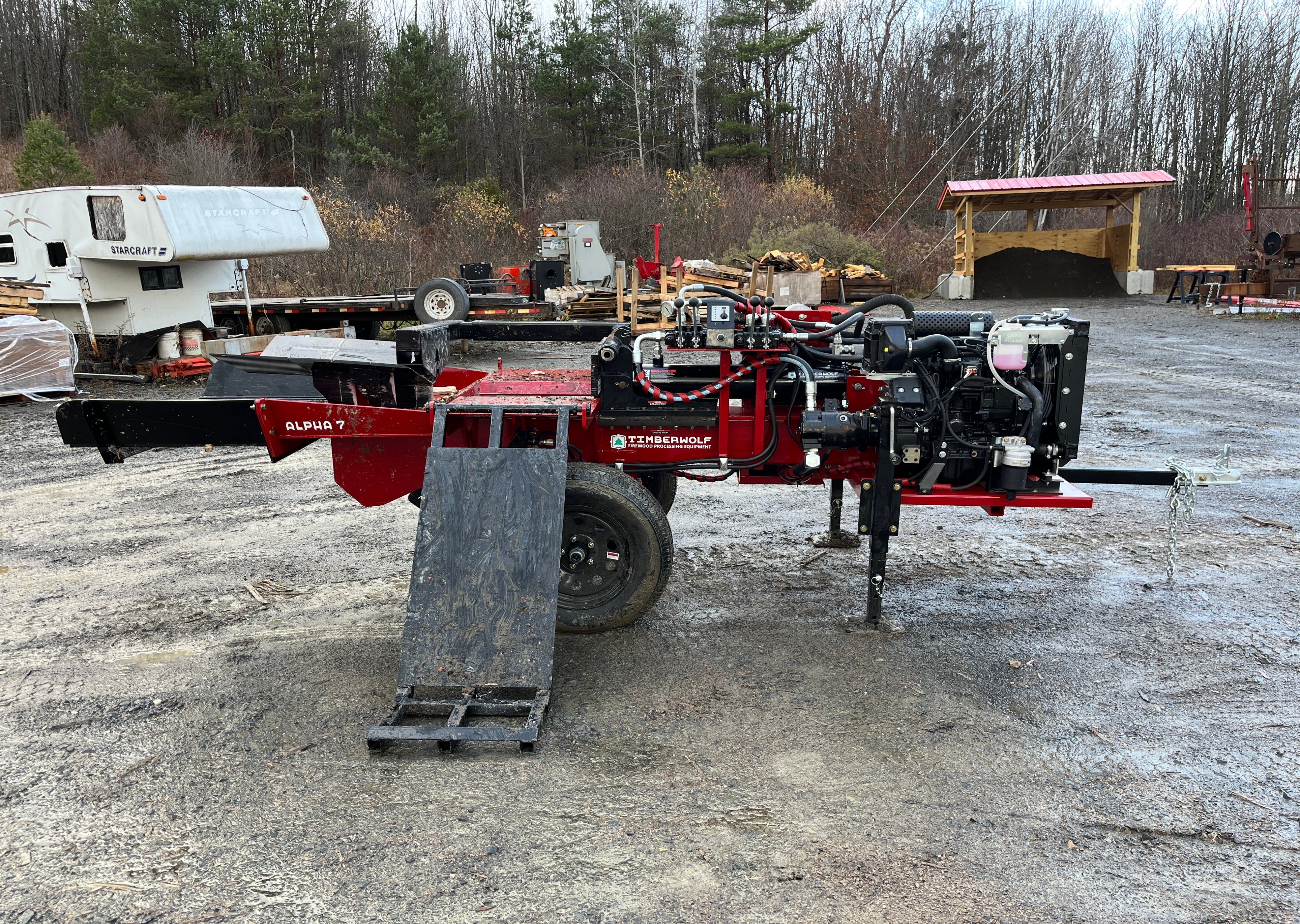Alpha Series Firewood Splitter | Commercial Box Wedge Log Splitter ...