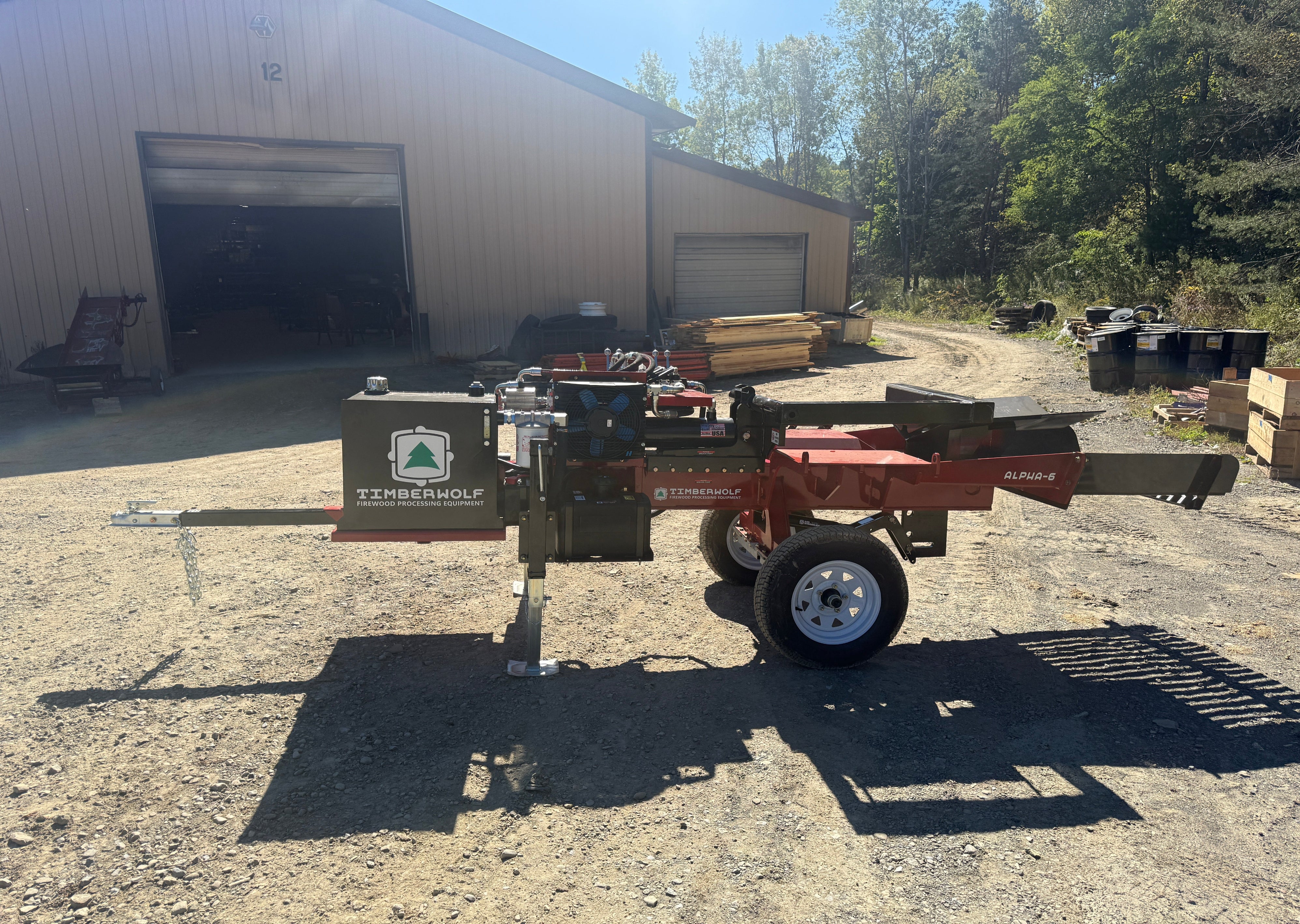 テーパー&シェイプ 66mbマキモノx 秘密のクランク ミブロ ウォブンロール Alpha 6 Firewood Splitter | Commercial Box Wedge Log Splitter