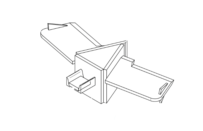 TW Large 4 Way Wedge