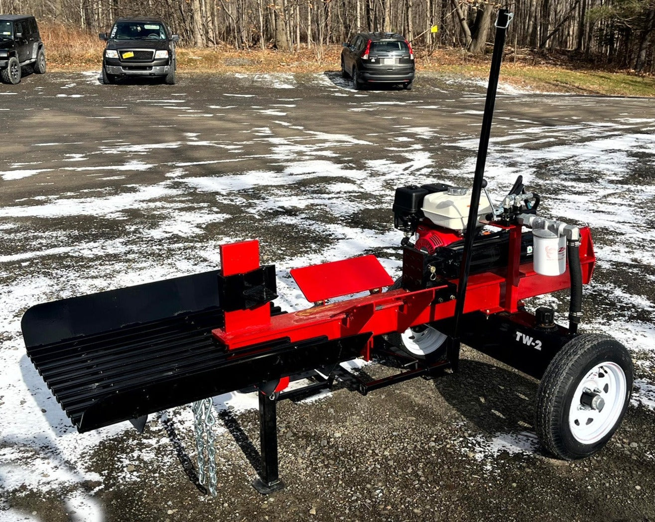 TW-2 Log Splitter  Small Log Splitter – Timberwolf Firewood Processing  Equipment