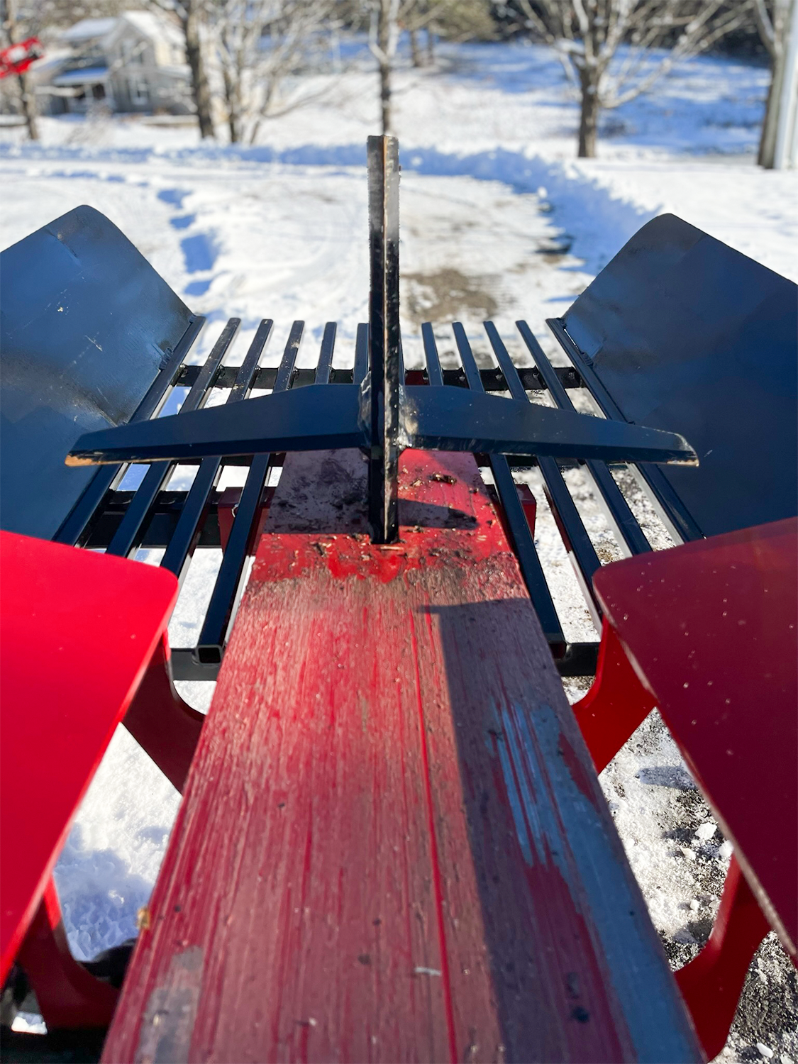 Hydraulic 3-Point Wood Splitter with 4-way splitting wedge