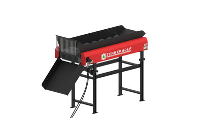 Timberwolf Firewood Processing Equipment AutoFine Wood Cleaner Conveyor.